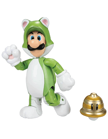 Figura Luigi Gato Con Súper Campana