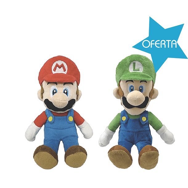 Peluche Mario y Luigi | Retriever Inc.