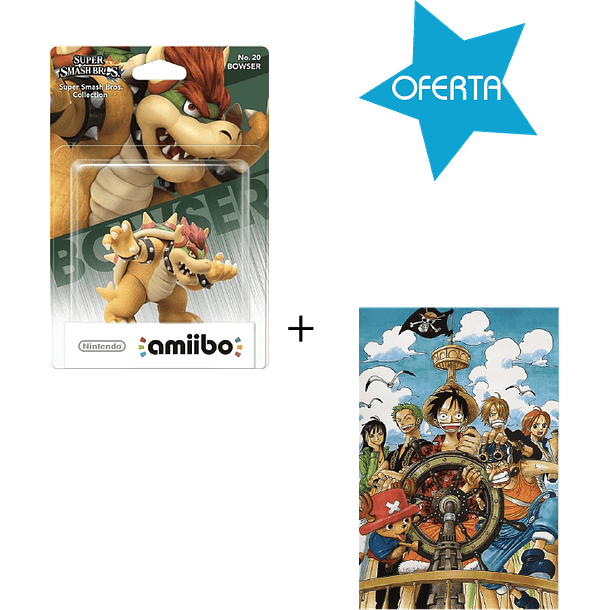 Amiibo Bowser Super Smash Bros. Figura Interactiva  1