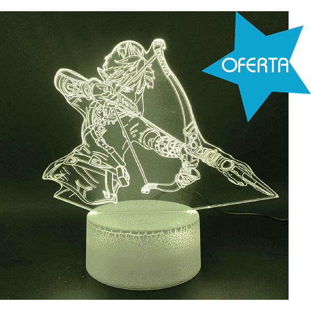 Lampara LED figura Leyenda de Zelda LINK 1