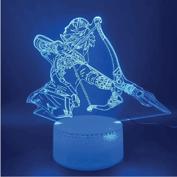 Lampara LED figura Leyenda de Zelda LINK 2
