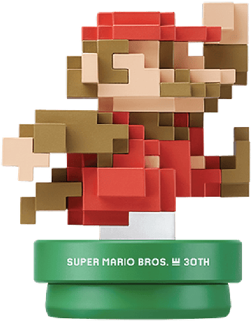 Amiibo Mario Colección Mario aniversario 30  Color clasico. Figura Interactiva 