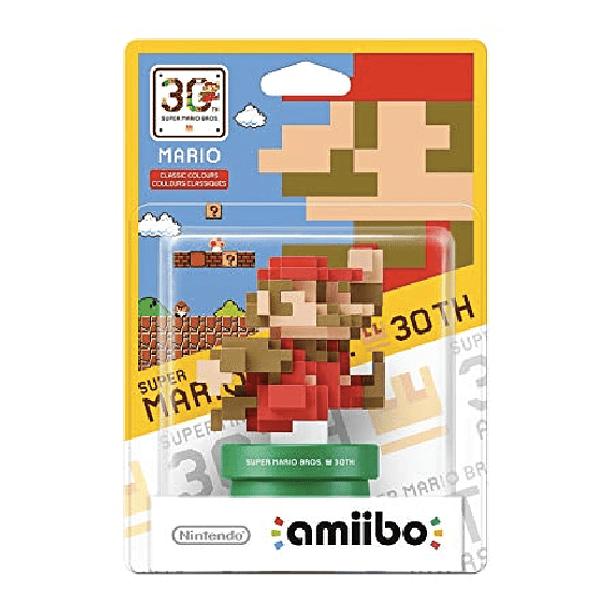 Amiibo Mario Colección Mario aniversario 30  Color clasico. Figura Interactiva  1