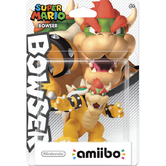  Amiibo Bowser Colección Super Mario Figura Interactiva 