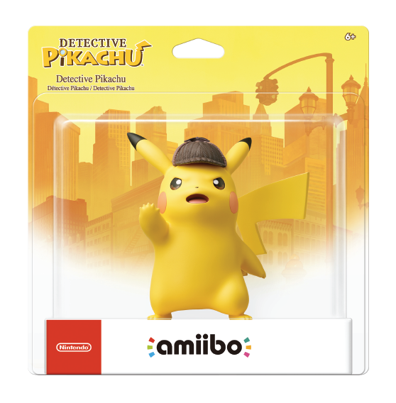  Amiibo Pikachu Detective Figura Interactiva