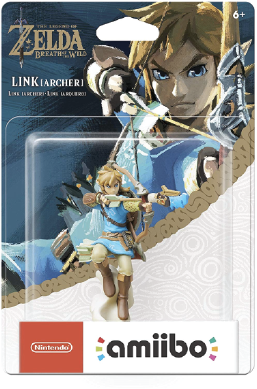  Amiibo Link Arquero Colección Zelda Figura Interactiva 