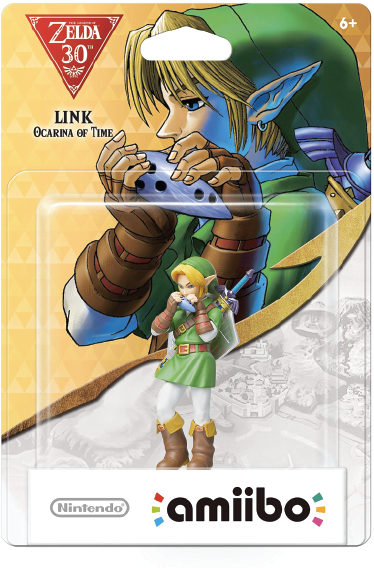 Figura Amiibo Colección Zelda Link Ocarina del Tiempo