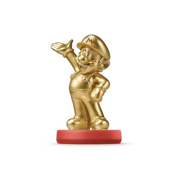 Figura Amiibo Colección Super Mario Mario Edición Dorado 2