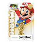 Figura Amiibo Colección Super Mario Mario Edición Dorado 1