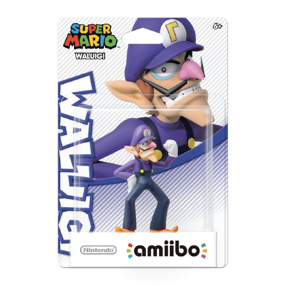 Figura Amiibo Colección Super Mario Waluigi