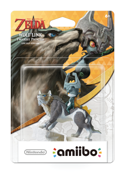 Figura Interactiva Amiibo Colección Zelda Wolf Link