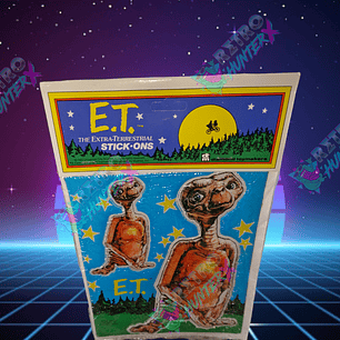 #4 E.T sticker original inflado 1982 universal studios