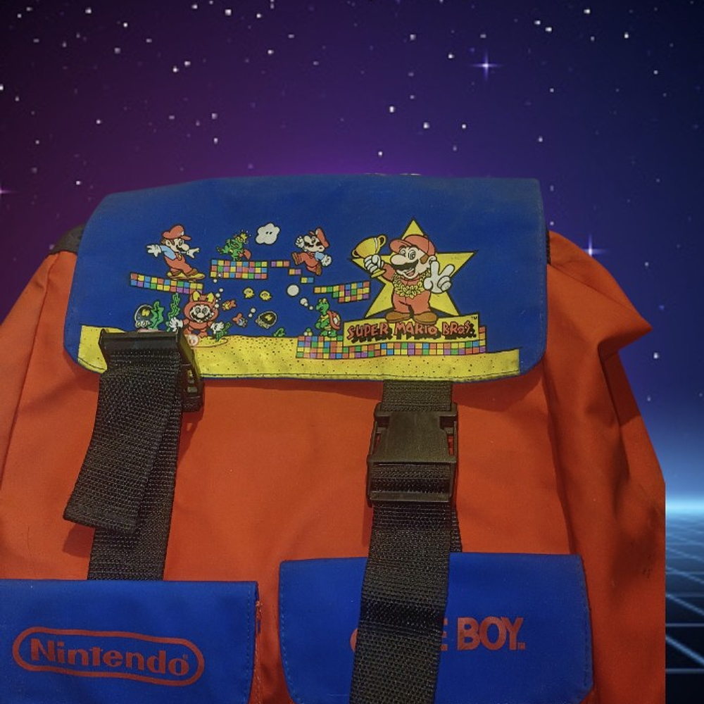 Super Mario Bros Mochila Nintendo Mattel 1993 Nueva 7
