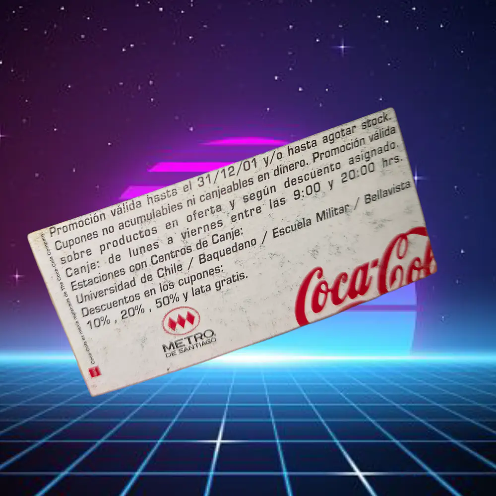 Boleto de descuento Metro / Coca-Cola  2
