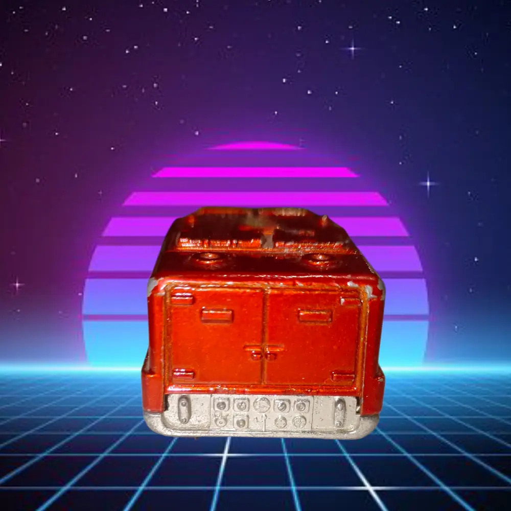 Badger Red  Ambulancia  Matchbox Lesney Rolamatics n16 1973 2