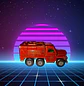 Badger Red  Ambulancia  Matchbox Lesney Rolamatics n16 1973 - Miniatura 3
