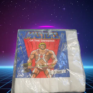 He-man Servilletas de cumpleaños Papel Nuevo sin uso Mattel 1983 
