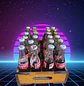 Coca-Cola  Java de madera vintage. 24 botellitas noventeras. - Miniatura 1