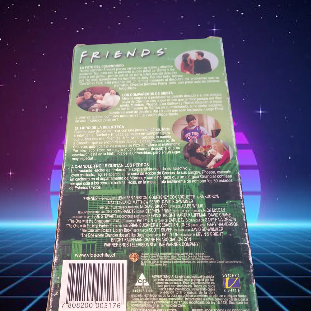 F•R•I•E•N•D•S Vhs Original  Temporada 7 Capitulos del 5 al 8  2