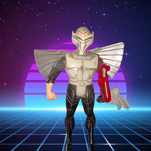 Quicksilver  Ultra sonico  Original telepix 1988 Trae su aguila (tiene rota la cola)
