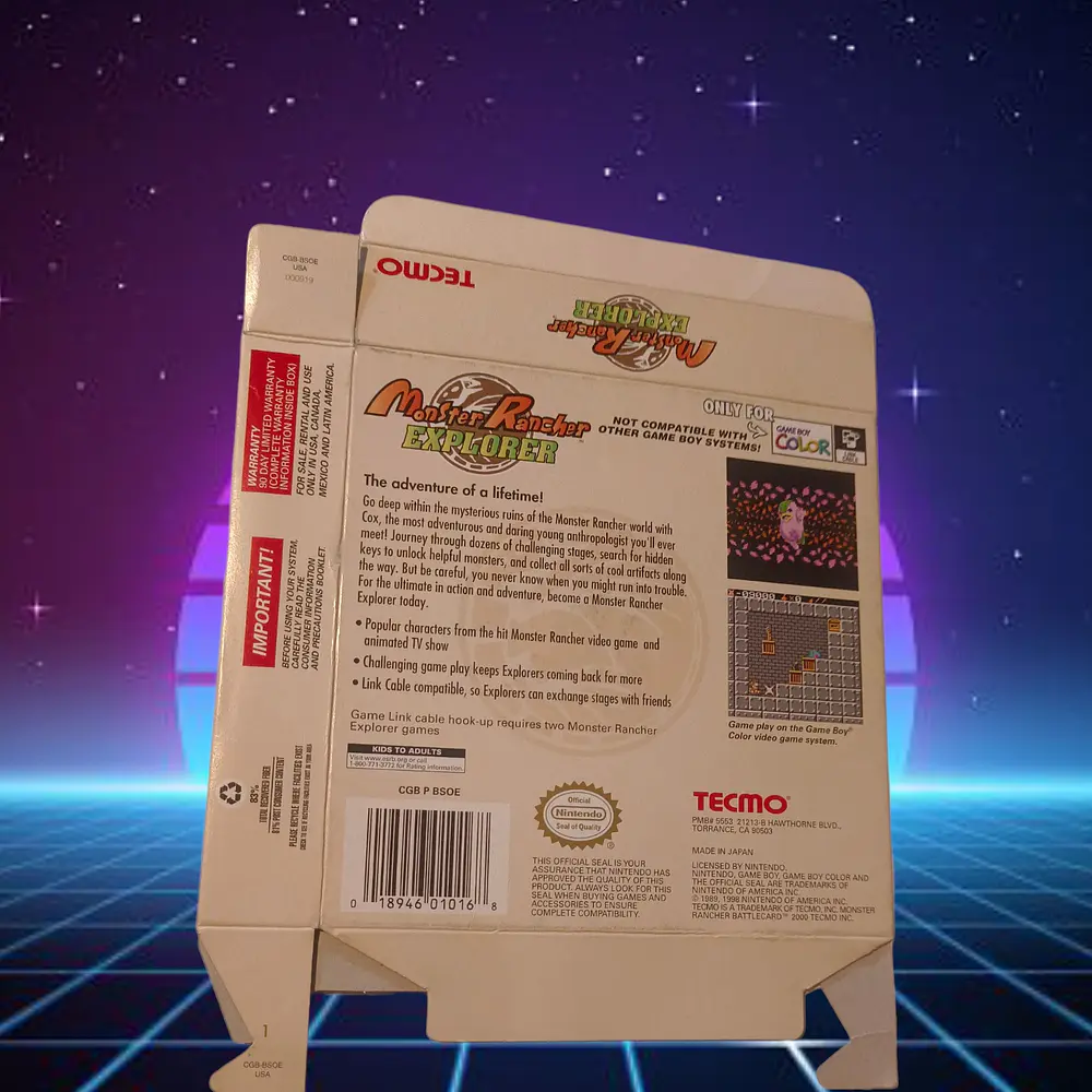 Monster Rancher Explorer  Gameboy Color Caja original   2