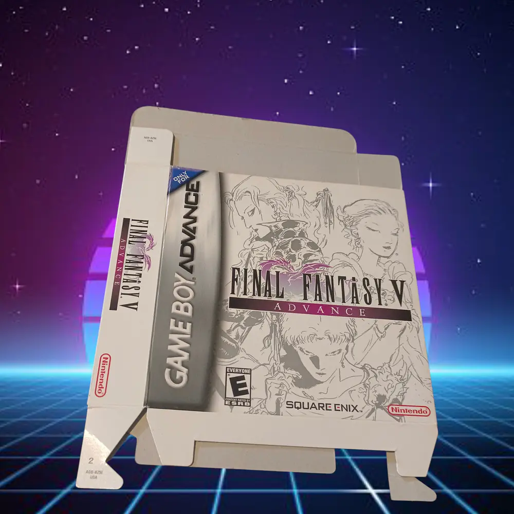 Final Fantasy V Gameboy Advance caja original  1