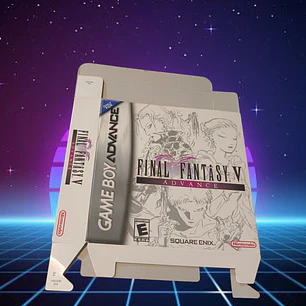 Final Fantasy V Gameboy Advance caja original 