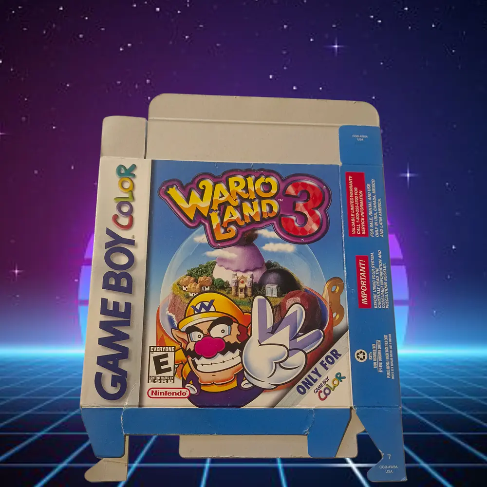 Warrio Land 3 Gameboy Color  Caja original   1