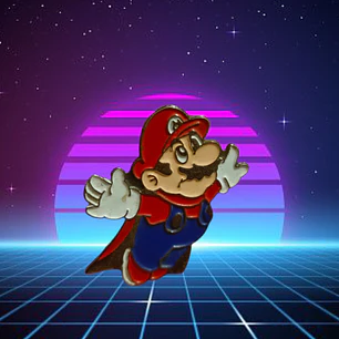 Super Mario bros  Pin original  Promoción abre y gana Soprole 1997