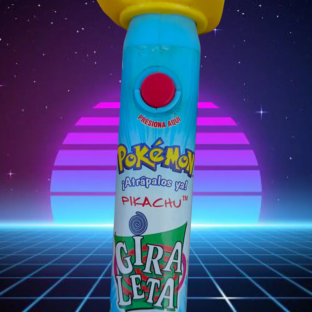 Pikachu giraleta Chupachups 2000 sellado con su contenido original  5
