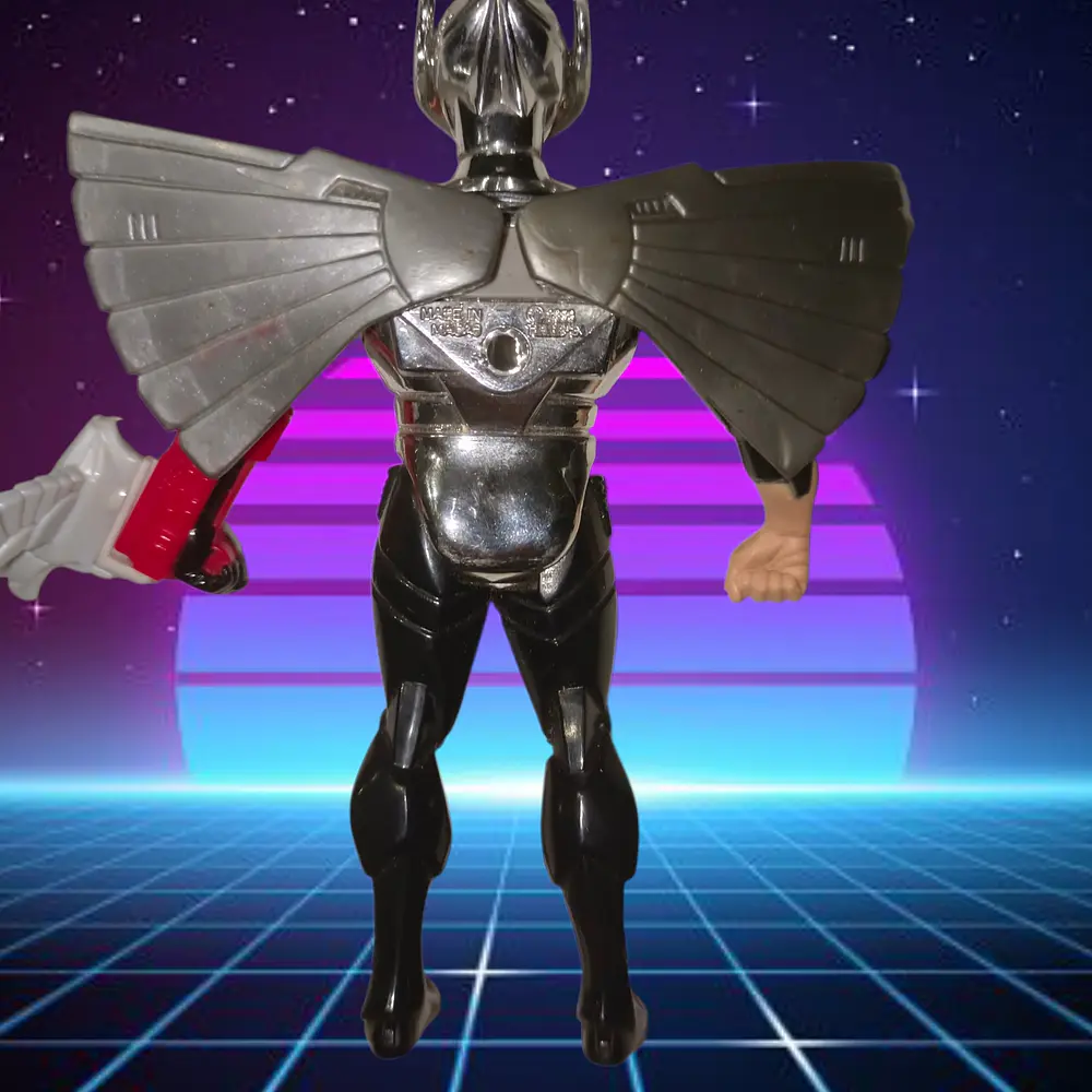 Silverhawks  Quicksilver Ultra sonico Original telepix 1988  Trae su aguila (tiene rota la cola) En muy buen estado  3