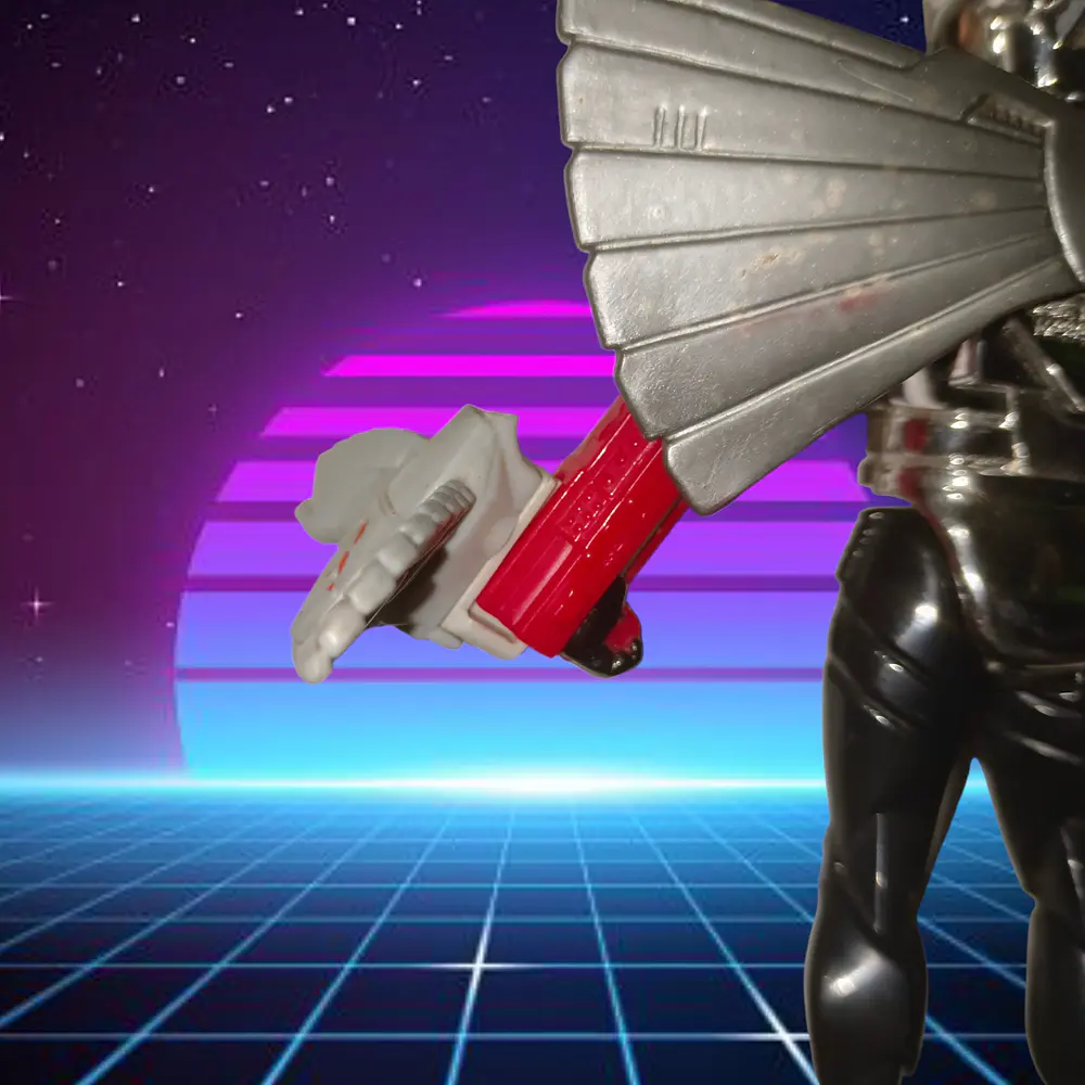 Silverhawks  Quicksilver Ultra sonico Original telepix 1988  Trae su aguila (tiene rota la cola) En muy buen estado  4