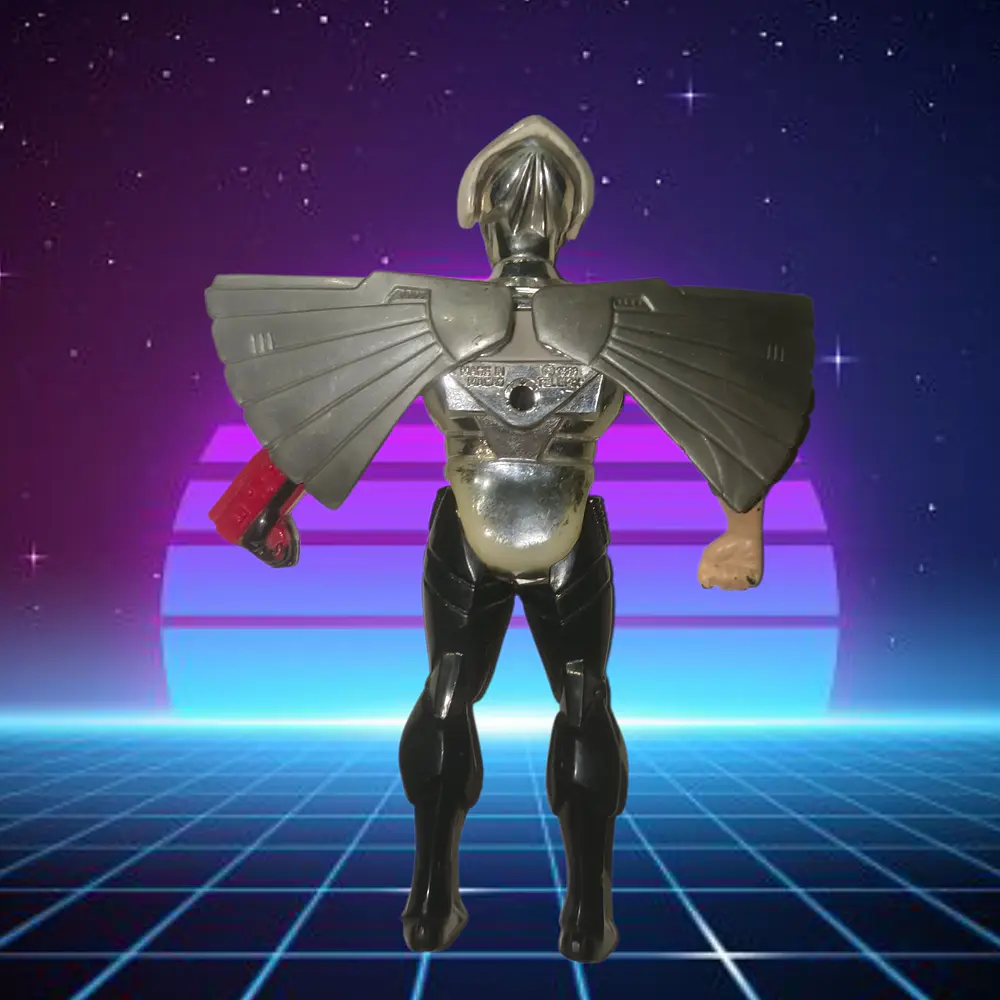 Silverhawks  Quicksilver Ultra sonico Original telepix 1988  Trae su aguila (tiene rota la cola) En muy buen estado  6