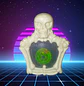 Super Naturals Tonka 1987 Escudo de skull  - Miniatura 1