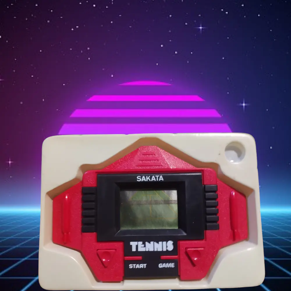Tennis Sakata Handheld ochentero Nuevo sin uso En su caja original  1