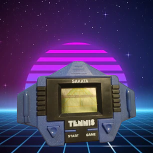 Tennis Sakata Handheld ochentero Nuevo sin uso En su caja original Sin plástico interno 