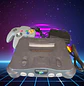 Nintendo 64 joystick, transformador y cable AV alternativos nuevos - Miniatura 1