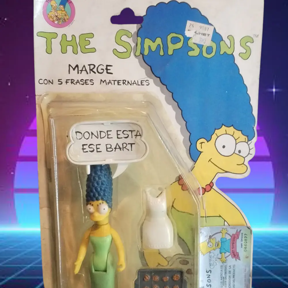 Marge simpson Mattel Fox 1992 en su blister completa  1