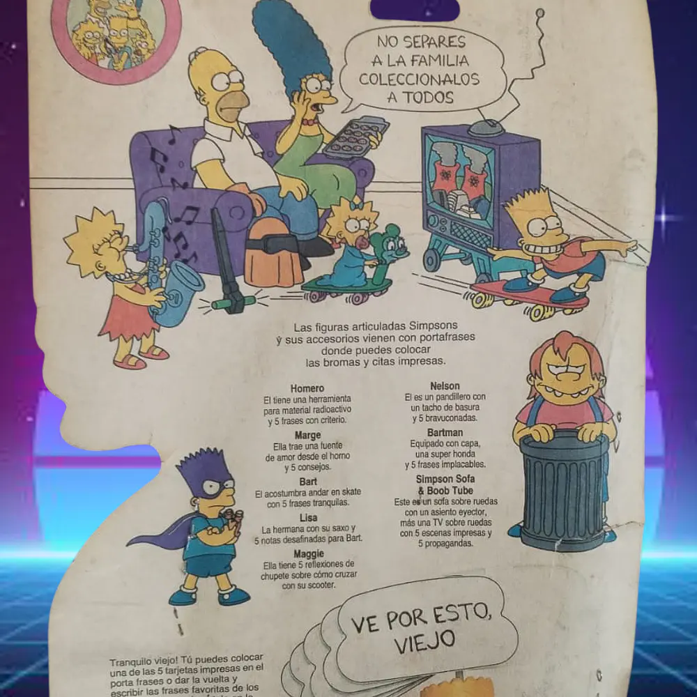 Marge simpson Mattel Fox 1992 en su blister completa  2