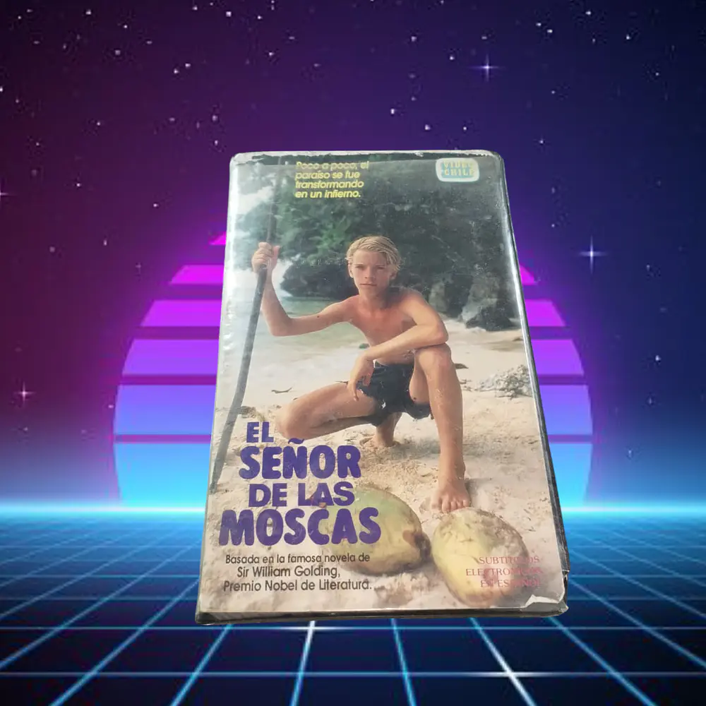El señor de las Moscas vhs Videochile original ochentero. 1