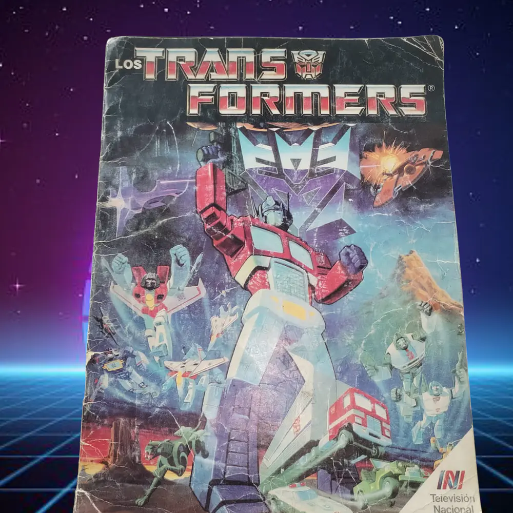 Album transformers Hasbro 1986 Chile 1