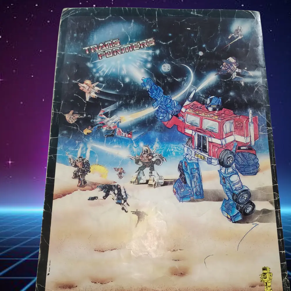 Album transformers Hasbro 1986 Chile 5