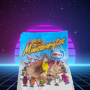 Oeste Minisavorytos Sellado En su empaque original Promocion savory 1995 