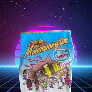 Cola de Tigre Minisavorytos Sellado En su empaque original Promocion savory 1995 