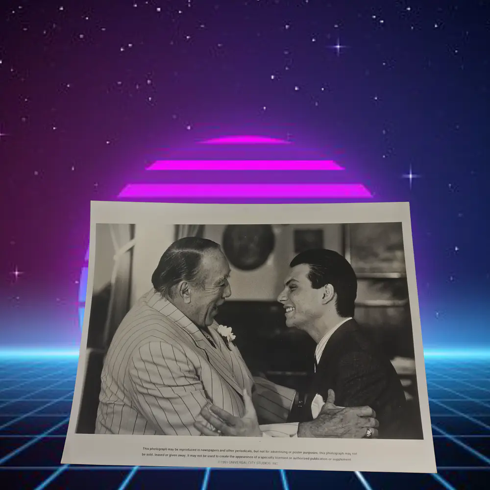 Jackie Gleason-Mario Lanza Retrato fotográfico cinematografico Universal city Studios 1991