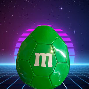 M-ball pelota en forma de huevo M&M