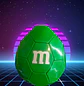 M-ball pelota en forma de huevo M&M - Miniatura 1