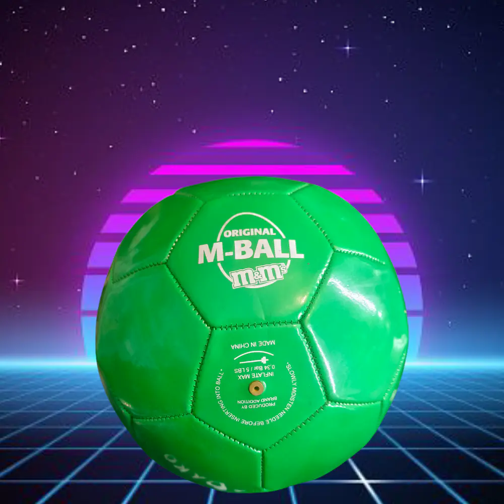 M-ball pelota en forma de huevo M&M 2