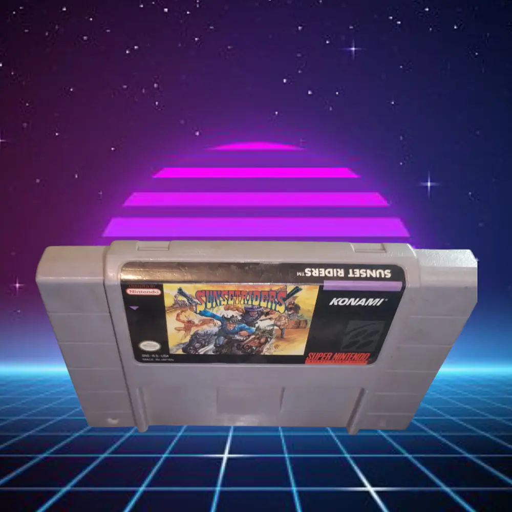 Sunsetriders supernintendo Snes Label Original  2