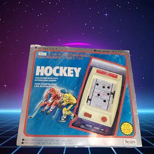 Hockey handheld Led Sears ochentero nuevo en su caja original 